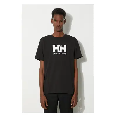 Tričko Helly Hansen HH LOGO T-SHIRT bílá barva, s aplikací, 33979 84491899