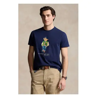 Bavlněné tričko Polo Ralph Lauren s potiskem, 710854497 99054199