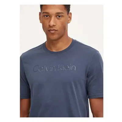 Tričko Calvin Klein Performance tmavomodrá barva, s aplikací, 97592609