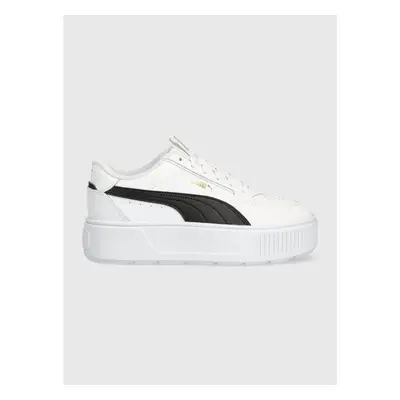 Dětské sneakers boty Puma Karmen Rebelle Jr bílá barva 83061538