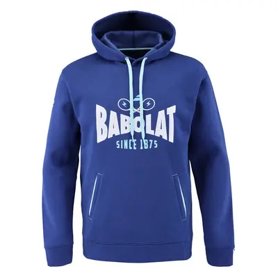 Pánská mMikina Babolat Exercise Hood Sweat Men Estate Blue L 91717582