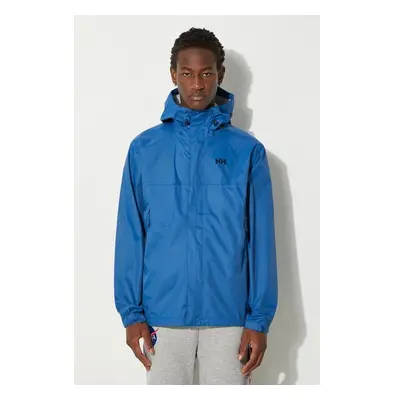 Nepromokavá bunda Helly Hansen loke pánská, tmavomodrá barva, 62252 84018744