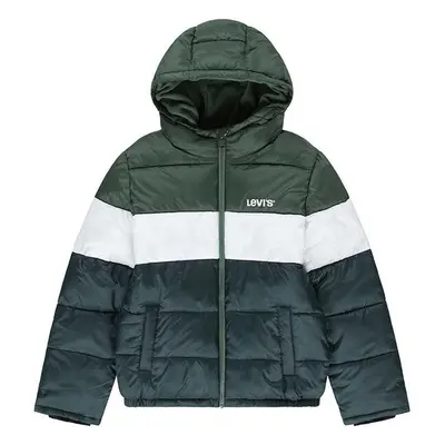 Dětská bunda Levis BOYS COLOR BLOCK PUFFER zelená barva, 8EL263 96275284