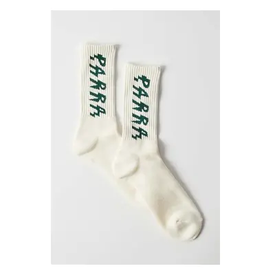 Ponožky by Parra Shocker Logo Crew Socks bílá barva, 52180 98724872