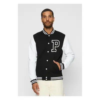 Mister Tee Pray College Jacket blk/wht 99084465