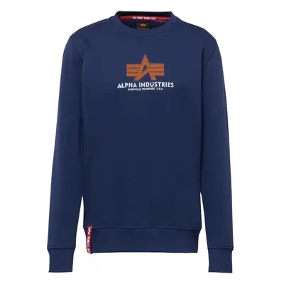 ALPHA INDUSTRIES Mikina námořnická modř / oranžová / bílá 96935859