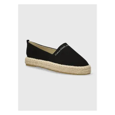 Dětské espadrilky Calvin Klein Jeans černá barva 90369285