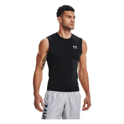 Tílko Under Armour Hg Armour Comp Sl Black/ White XXXL 98225221