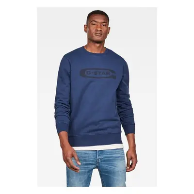 G-STAR Sweatshirt - Graphic 18 core r sw l\s dark blue 96312606