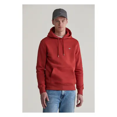 MIKINA GANT REG SHIELD HOODIE IRON RED 96324515