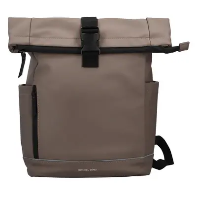 Daniel Ray Trendy studentský roll-top batoh Servalen, taupe 97802064