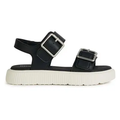 Dětské sandály Geox SANDAL KODETTE černá barva 90176550