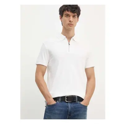 Bavlněné polo tričko Tommy Hilfiger bílá barva 94663840