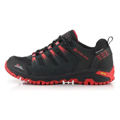 Outdoorová obuv s membránou ptx ALPINE PRO REWESE černá/červená 98705234