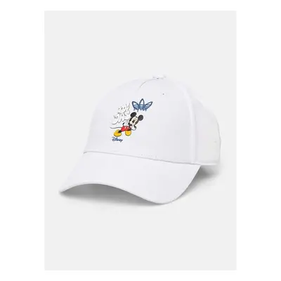 Bavlněná baseballová čepice adidas Originals BASEBALL CAP bílá barva, 96275240