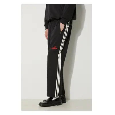 Tepláky adidas Originals 100T Pant černá barva, s aplikací, IW4592 94156519