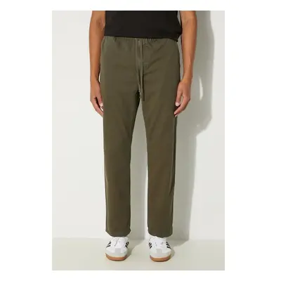 Bavlněné kalhoty Carhartt WIP Flint Pant zelená barva, I029919.666GD 97962777