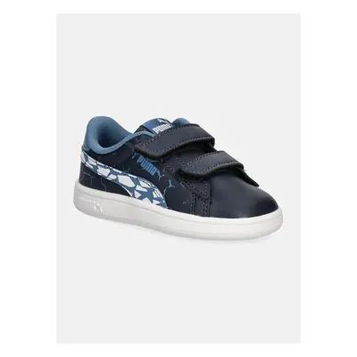 Dětské sneakers boty Puma Smash 3.0 L Icy Monster tmavomodrá barva, 98697690