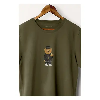 Tričko, Barva Khaki, s Potiskem Compton Teddy 82612754