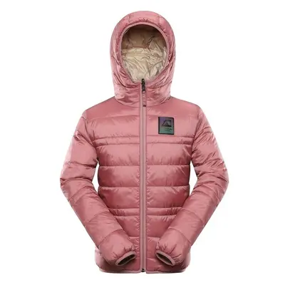 Dětská oboustranná bunda hi-therm ALPINE PRO EROMO světle růžová 98844816