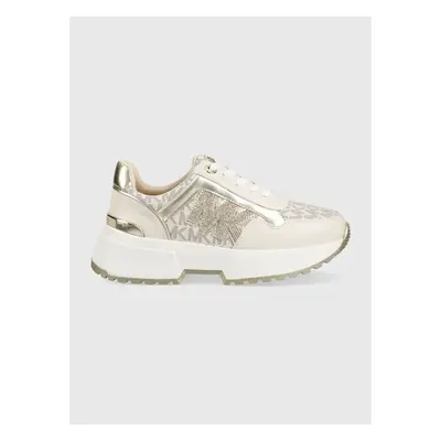 Dětské sneakers boty Michael Kors béžová barva 78715265