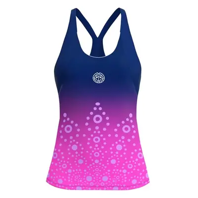 Dívčí tílko BIDI BADU Colortwist Junior Tank Pink/Dark Blue 128 cm 99101964