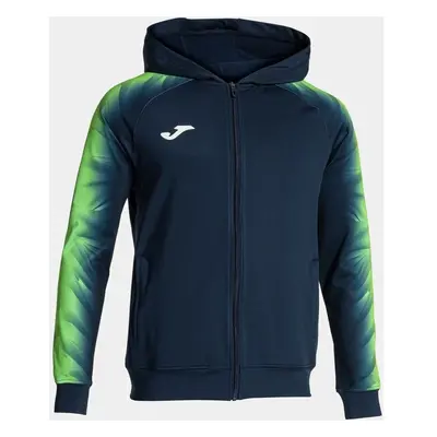 Pánská mikina JOMA ELITE IX ZIP-UP Navy-Fluor Green M 96266452