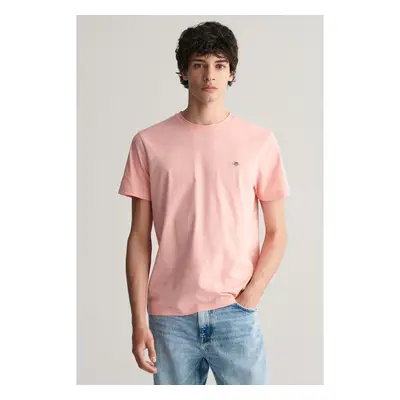 TRIČKO GANT REG SHIELD SS T-SHIRT BUBBELGUM PINK 91537687