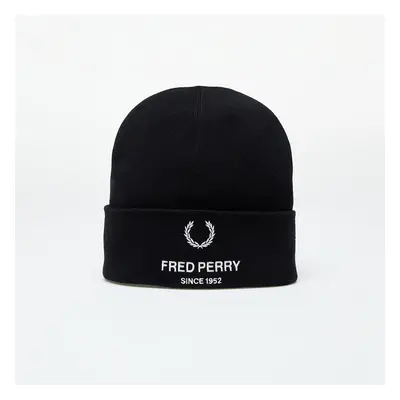 Čepice FRED PERRY Flp Poly Beanie Black Universal 98209038