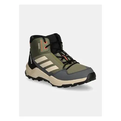 Dětské boty adidas TERREX TERREX AX4R R.RDY MID zelená barva, IF6518 98588249