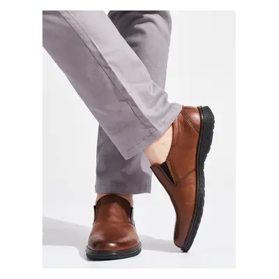 marka niezdefiniowana Mens Brown Shoes 98200661