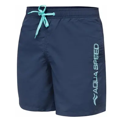 AQUA SPEED Mans Swimming Shorts Owen Navy Blue 99064148