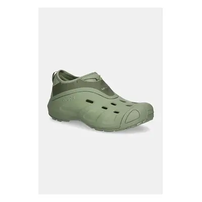 Boty Crocs Satisfy X Crocs Quick Trail pánské, zelená barva, 209628 99054398