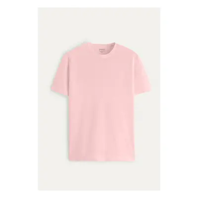 Tričko, Barva Růžová, s Potiskem Basic T Shirt 91578868