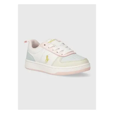 Dětské sneakers boty Polo Ralph Lauren růžová barva 90707071