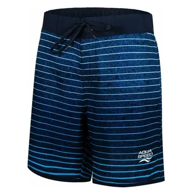 AQUA SPEED Mans Swimming Shorts Nolan Navy Blue 99064104