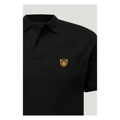 Polo Tričko Slim Fit, Barva Černá, s Potiskem Tiger 95209590