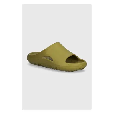 Pantofle Crocs Mellow Recovery Slide zelená barva, 208392 97846349