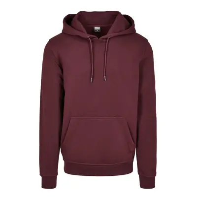 Urban Classics Basic Sweat Hoody redwine 91344789