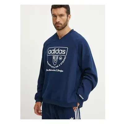 Mikina adidas Originals pánská, tmavomodrá barva, s aplikací, IW3245 99027277