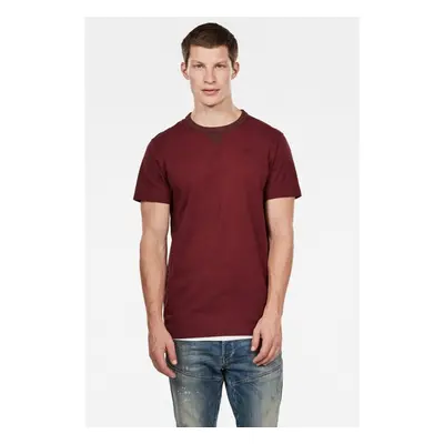 G-STAR T-shirt - Vacuol r t s\s burgundy red 96312688