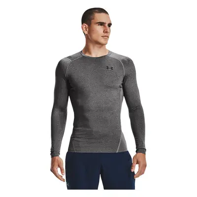 Tričko Under Armour Hg Armour Comp LS Carbon Heather/ Black XS 95298143