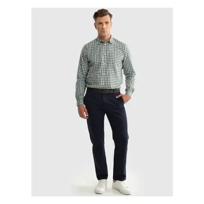 Big Star Mans Chinos Trousers 350017 403 Navy 98954224