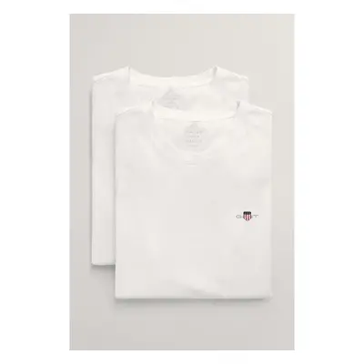 SPODNÍ PRÁDLO GANT C-NECK T-SHIRT 2-PACK WHITE 92977659