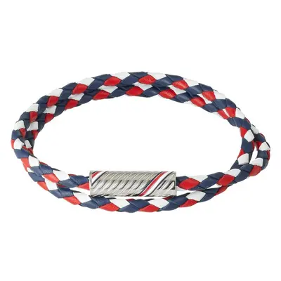 TOMMY HILFIGER Náramek námořnická modř / červená / stříbrná / bílá 83250663