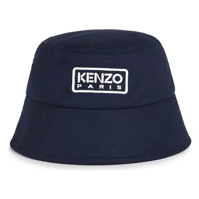 Dětský bavlněný klobouk Kenzo Kids tmavomodrá barva, K60609 96275013