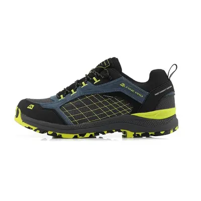 Outdoorová obuv s membránou ptx ALPINE PRO LOPRE černá/limetková 98715479