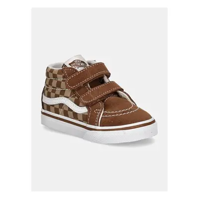 Dětské tenisky Vans SK8-Mid Reissue hnědá barva, VN000D0PBF21 99019203