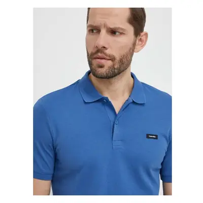 Polo tričko Calvin Klein oranžová barva, K10K111196 89948342