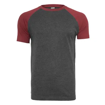 Urban Classics Raglan Contrast Tee cha/burgundy 89536249